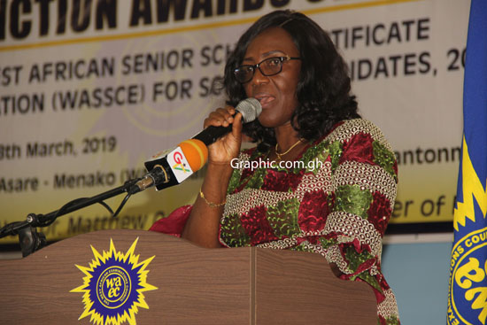 Head of National Office of WAEC, Mrs Wendy Addy-Lamptey