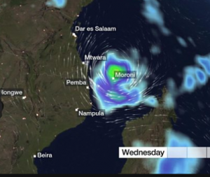 Cyclone Kenneth: Tanzania warns of destructive storm