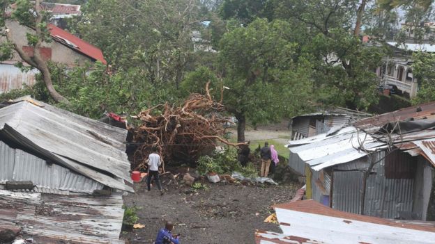 Cyclone Kenneth has already devastated areas of the island nation of Comoros