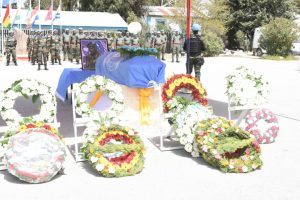 Memorial service held for Maj. Gen. Vib-Sanziri in Israel