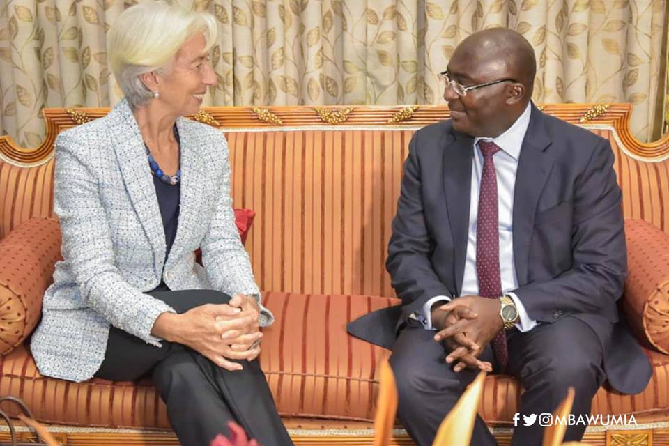 IMF Managing Director Christine Lagarde with the Vice President