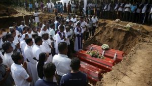 Mass funeral held on Sri Lanka’s day of mourning