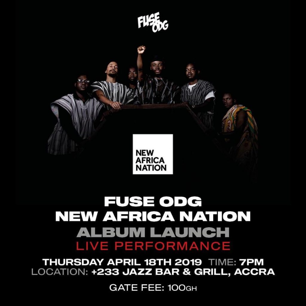 Fuse ODG launches 'New Africa Nation' album on April 18