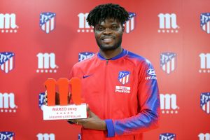Thomas Partey wins Atletico Madrid player of the month of March [VIDEO]