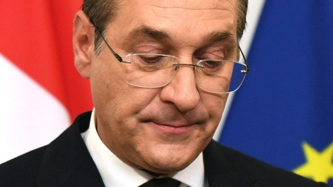 Mr Strache said he was the "victim of a targeted political attack"