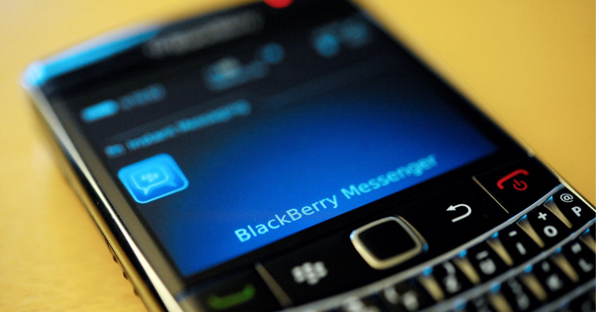 FILE - This file photo taken Sept. 8, 2011, shows a BlackBerry smartphone using the "Messenger" service, in Berlin. Research In Motion releases quarterly financial results Friday, Sept. 15, 2011, after the market close. (AP Photo/dapd, Oliver Lang, File)