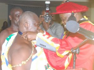 Otumfuo’s Manwerehene inducted as chancellor of Dominion University College