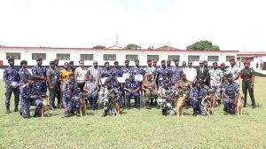 Ghana Armed Forces to fight terror, drug trafficking with trained dogs