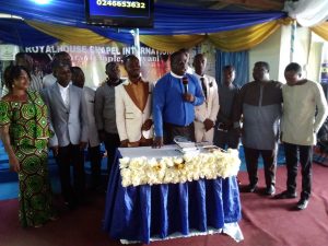 Royalhouse Chapel Pastor launches book in Sunyani