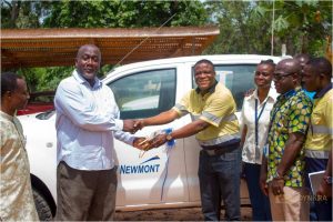 Birim North DISEC receives vehicle from Newmont Goldcorp Ghana to boost security
