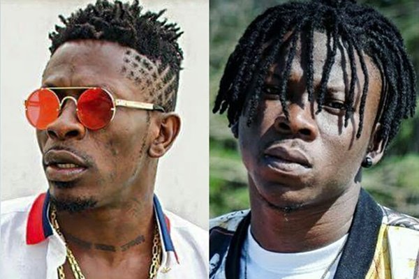 Shatta Wale and Stonebwoy (arch-rivals in the Ghanaian dancehall fraternity)