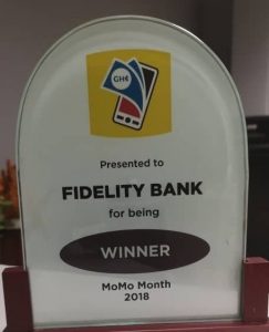 Fidelity Bank recognized as Best MTN Mobile Money partner