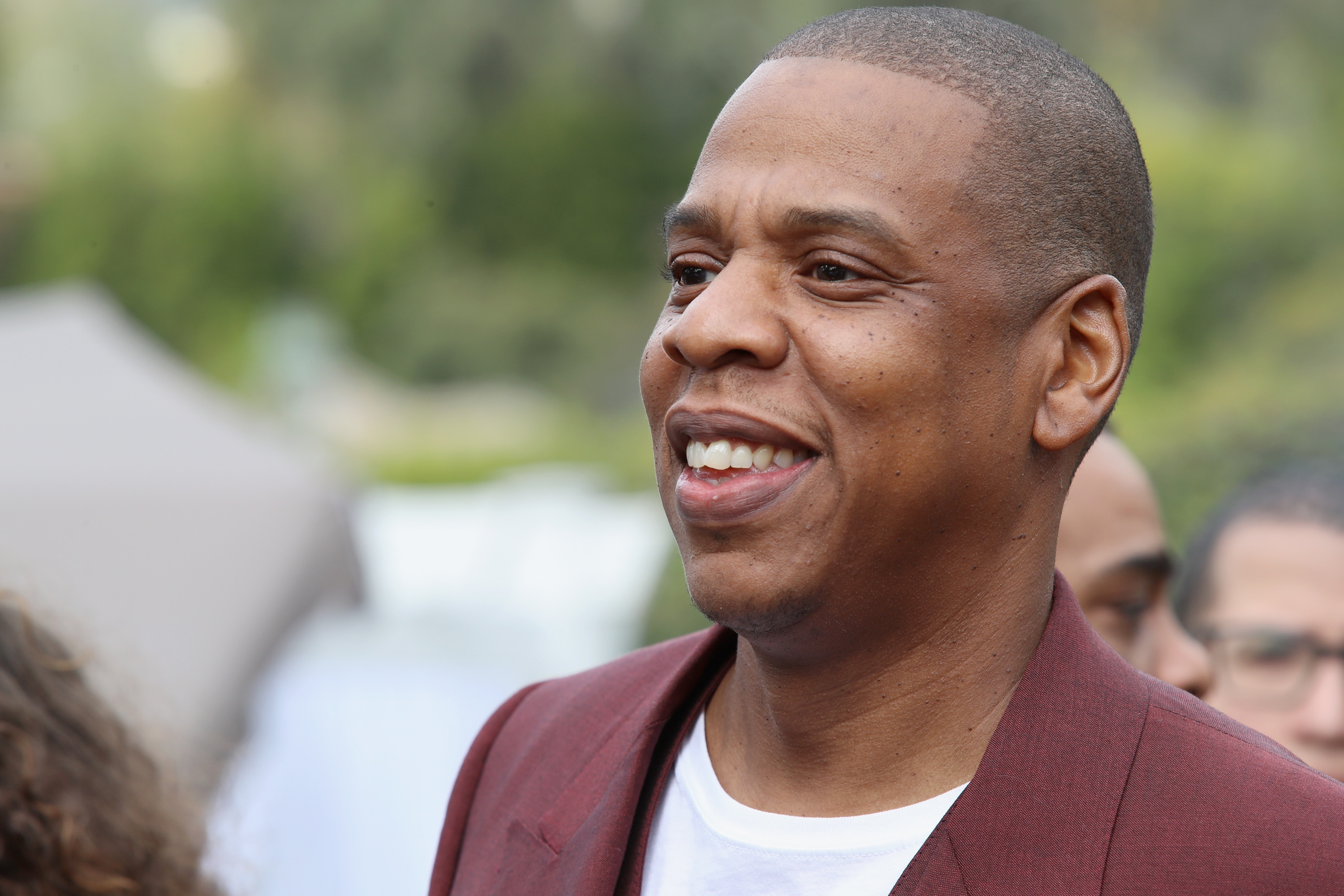 LOS ANGELES, CA - FEBRUARY 11:  Jay-Z attends 2017 Roc Nation Pre-Grammy Brunch at Owlwood Estate on February 11, 2017 in Los Angeles, California.  (Photo by Ari Perilstein/Getty Images for Roc Nation)