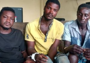 Three suspects remanded for robbing traditional priest, kidnapping son