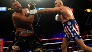Tyson Fury stops Tom Schwarz in second round of heavyweight fight in Las Vegas