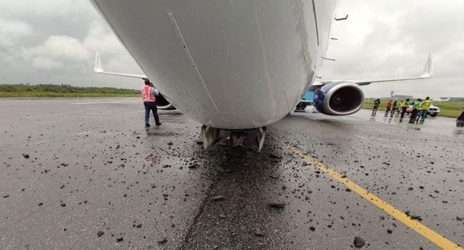 Nigeria: Plane loses tyre while landing in Lagos airport