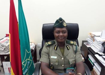 Commander of the Ghana Immigration Service at KIA, (ACI) Edith Penelope Arhin