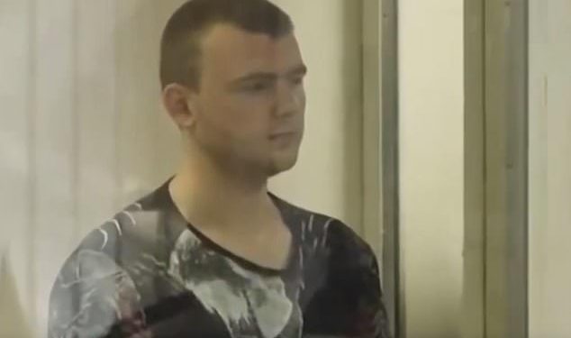 Nikolay Tarasov, a suspect in a recent rape and murder case involving an 11-year-old girl, is pictured. It is suspected there are thousands of sex abuse cases a year in Ukraine