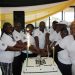 Some Onukpai cutting cake as part of their Founders’ Day celebration