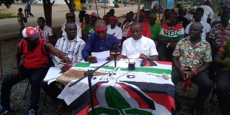 Some aggrieved NDC members in the constituency earlier threatened to defect from the party