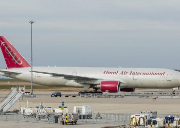 The deportees from the US arrived on board a chartered flight on Omni Air International