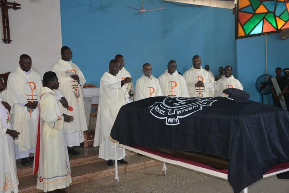 Tamale: Killed police officer laid to rest in solemn ceremony