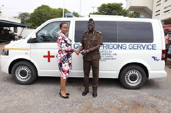 St. John Hospital donates ambulance to Ghana Prisons Service
