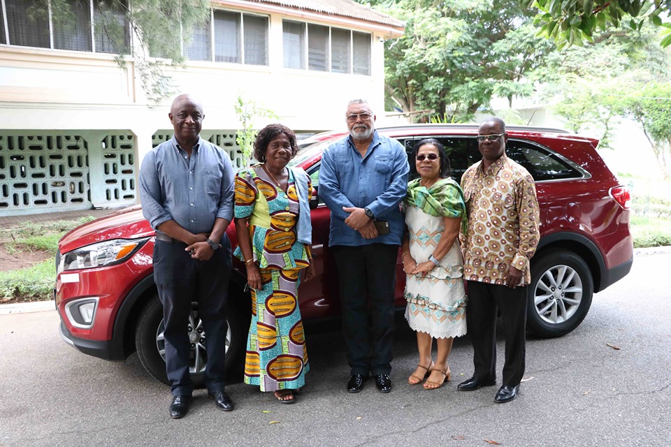 Rawlings gifts former Hohoe North MP with car