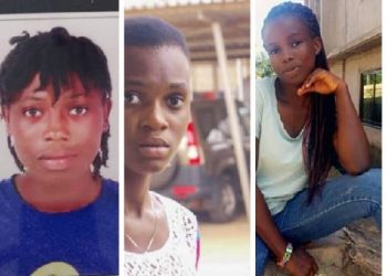 Pictures of the three Takoradi missing girls