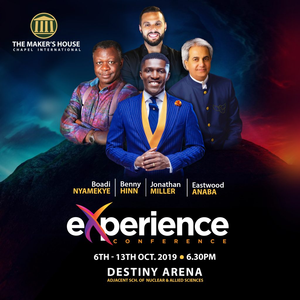 Benny Hinn headlines ‘Experience Conference 2019’ at The Maker’s House Chapel