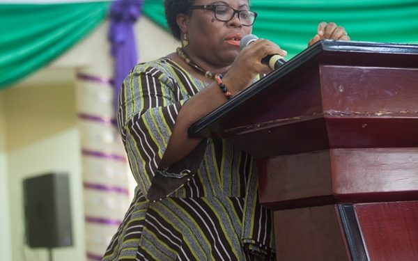 Dean of School of Nursing, University of Ghana, Prof. Lydia Aziator.