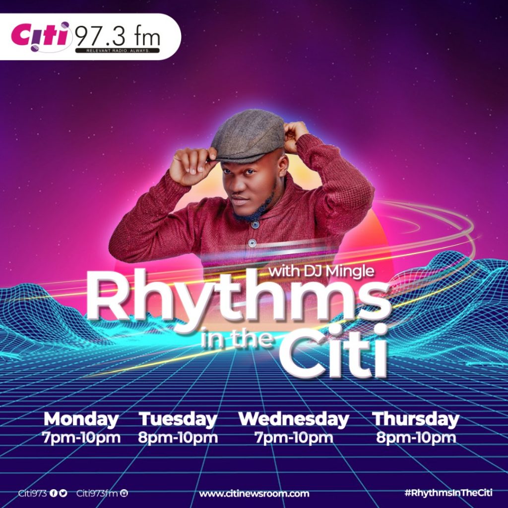 DJ Mingle takes over from DJ Armani as new host of Rhythms in the Citi