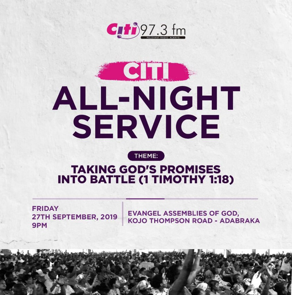 Citi FM’s All-Night service comes off today