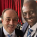 President of Ghana Rugby, Herbert Mensah and Khaled Babbou, President of Rugby Africa.