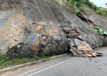 Landslide at Aburi
