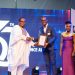 Lubricants Manager, Henry Adzewodah and Total Ghana team receiving the Award.