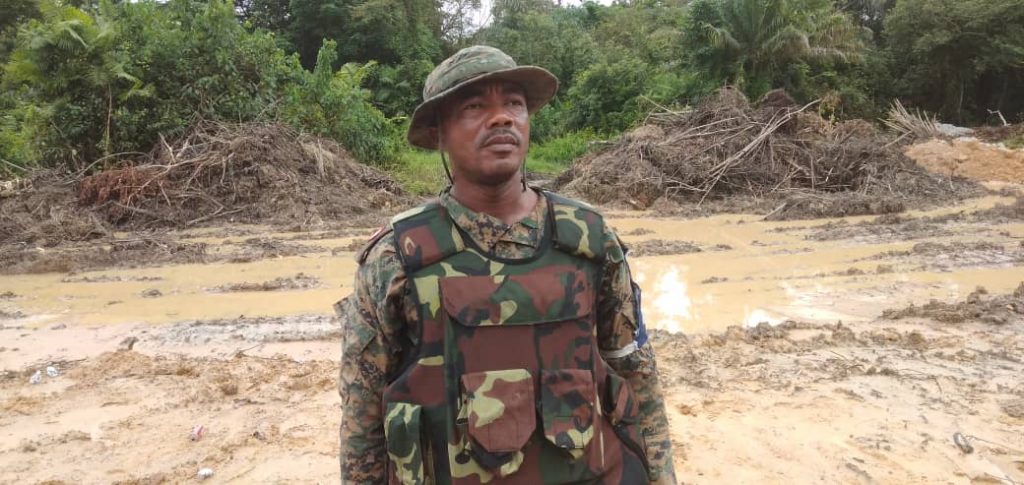 Commander of the Ashanti Region Forward Operating Base of the Operation Vanguard, Major William Opoku