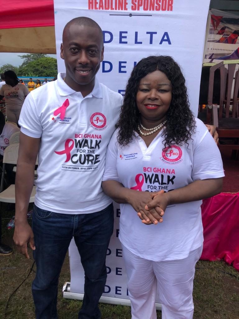 Delta Airlines supports Breast Cancer Walk for cure in Cape Coast