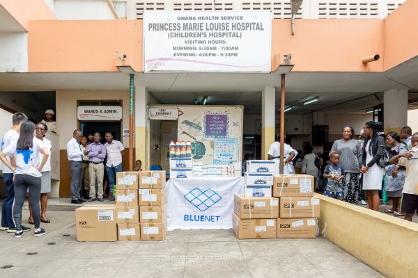 BlueNet Foundation helps to fight malaria; donates to Children’s hospital