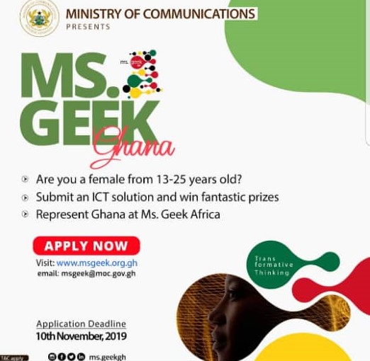MsGeek Ghana Launch: MoC to end stereotype against girls in ICT