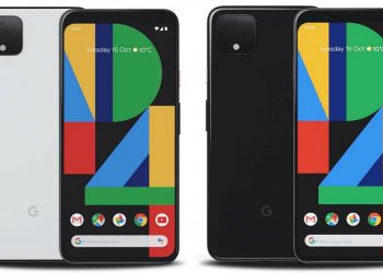Google Pixel 4 in Clearly White and Google Pixel 4 XL in Oh So Orange