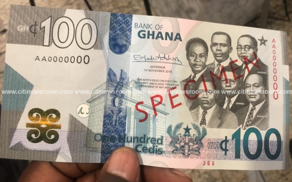 This is how the new GH¢100, GH¢200 notes look like [Photos]