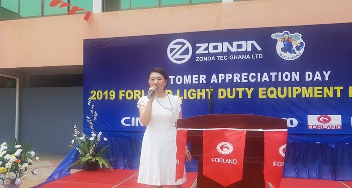 Managing Director of Zonda Tec Ghana Limited, Yang Yang.