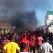 Agona Swedru road protest