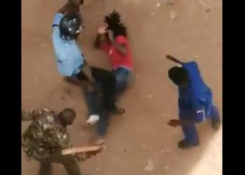 Brutal attack of student by police angers Kenyans