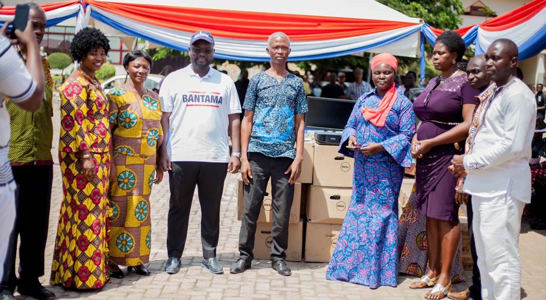 Francis Asenso-Boakye donates computers to schools in Bantama sub-metro