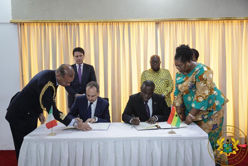 Ghana, Italy sign MoU on defense co-operation