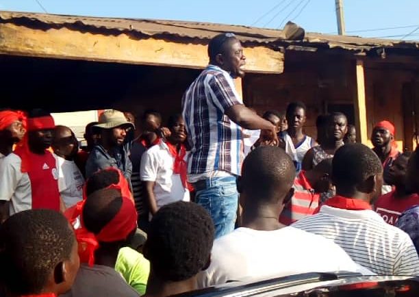 Agona Swedru: Residents, drivers demonstrate over bad roads [Photos]