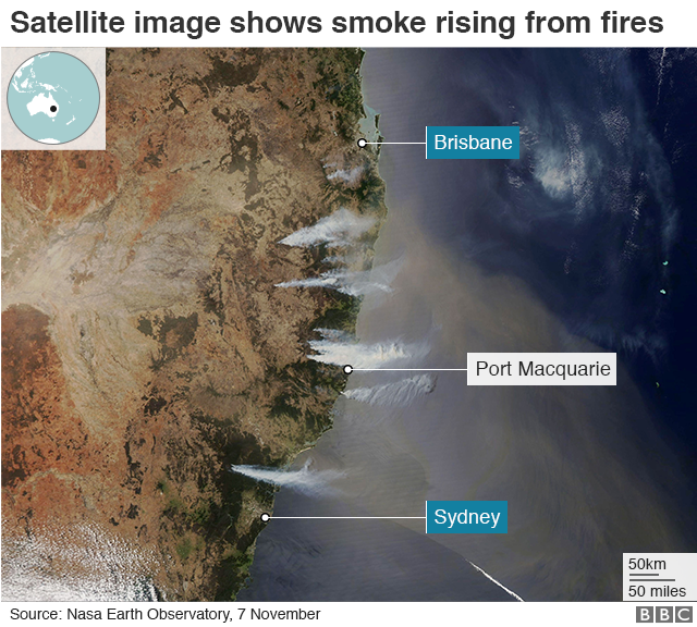 Australia bushfires: Record number of emergencies in New South Wales