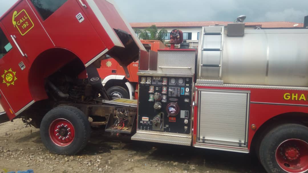 New Juaben Fire Service truck